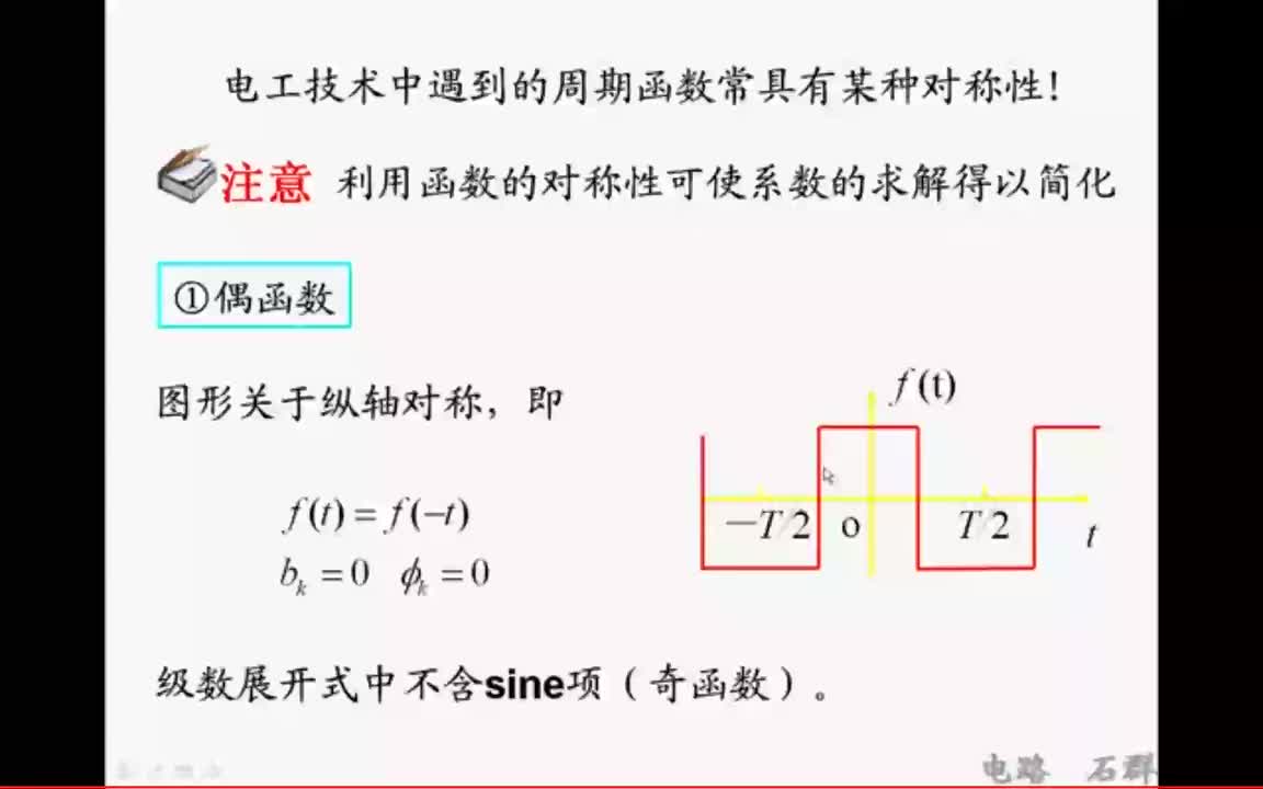55第十三章 非正弦周期电流电路和信号的频谱
