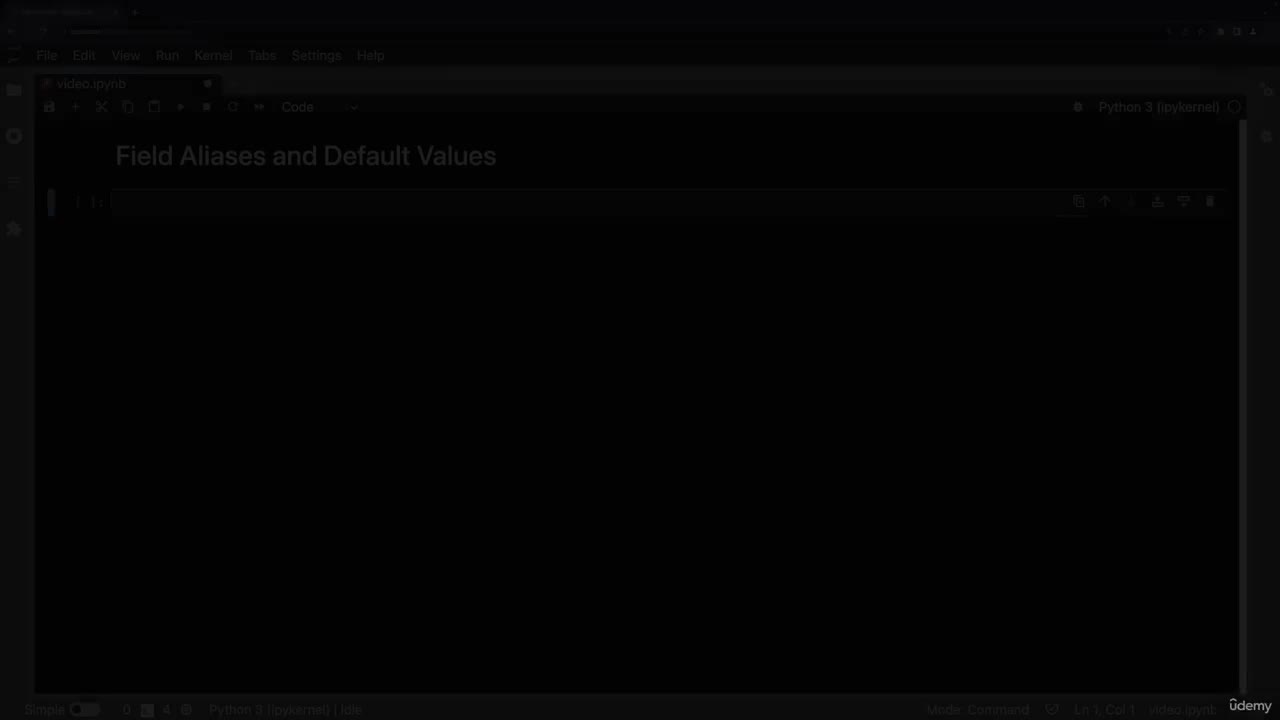 2. Field Aliases and Default Values