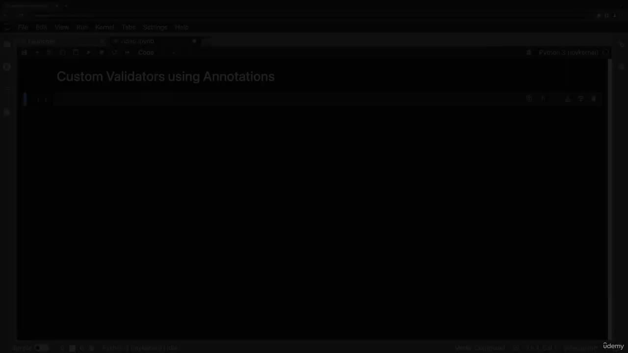 5. Custom Validators using Annotated Types