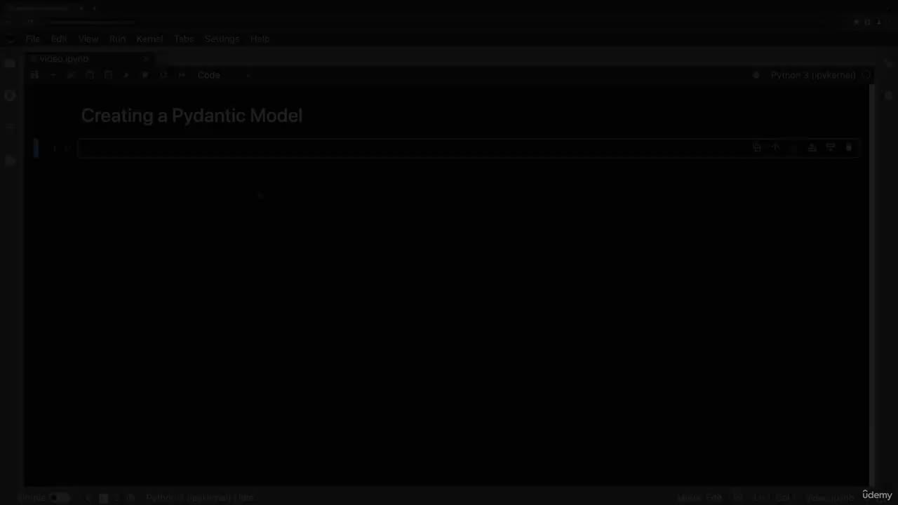 2. Creating a Pydantic Model