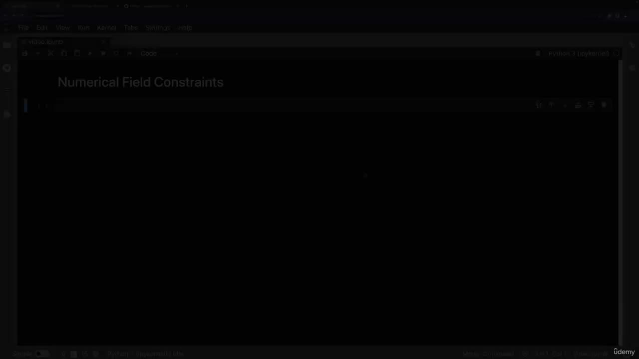 2. Numerical Constraints