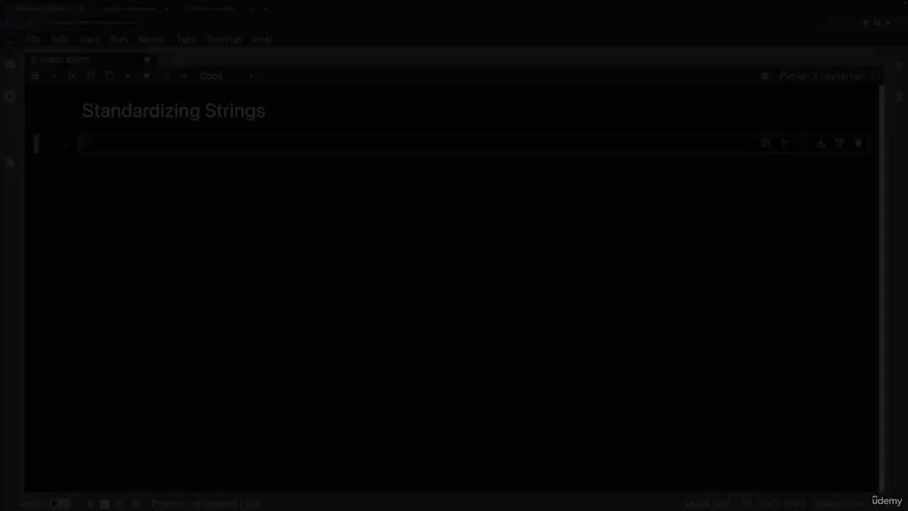 8. Standardizing Strings