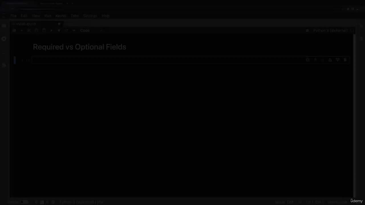 6. Required vs Optional Fields