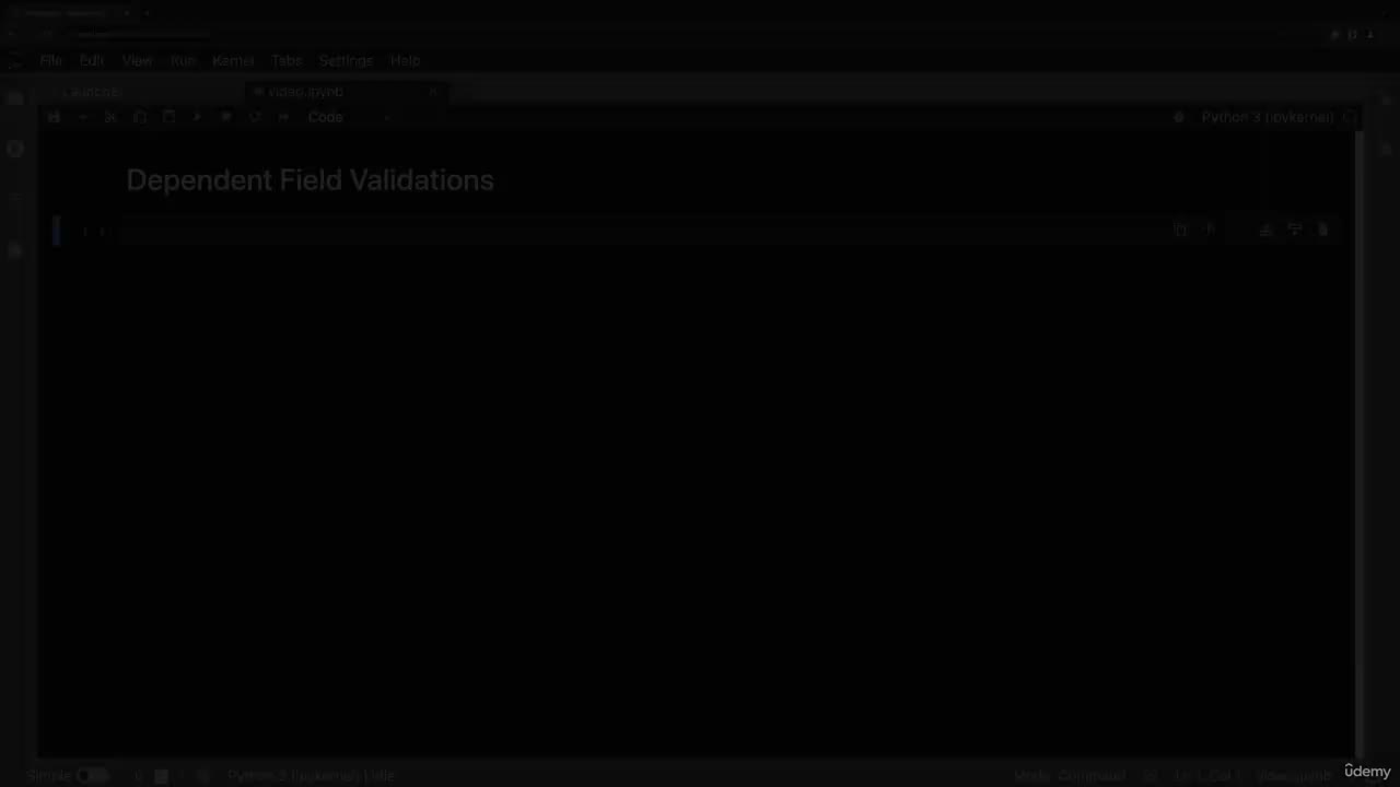 6. Dependent Field Validations