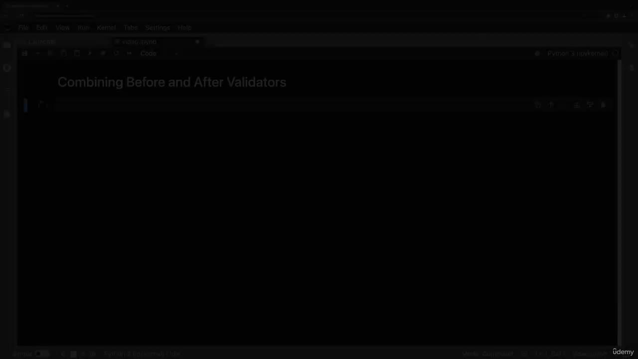 4. Combining Before and After Validators