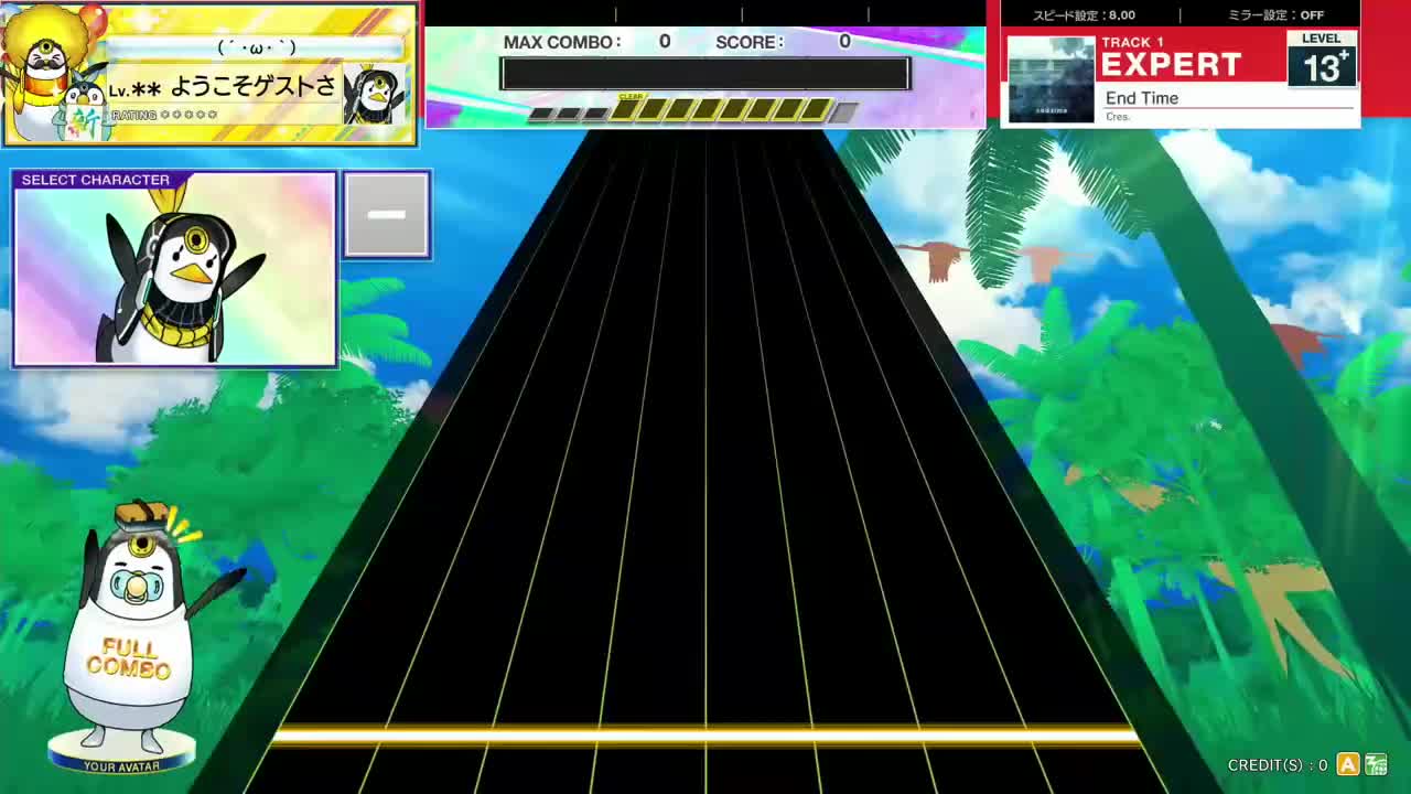 13.7(X-V) End Time [EXPERT 13+] (譜面確認) [CHUNITHM チュウニズム]