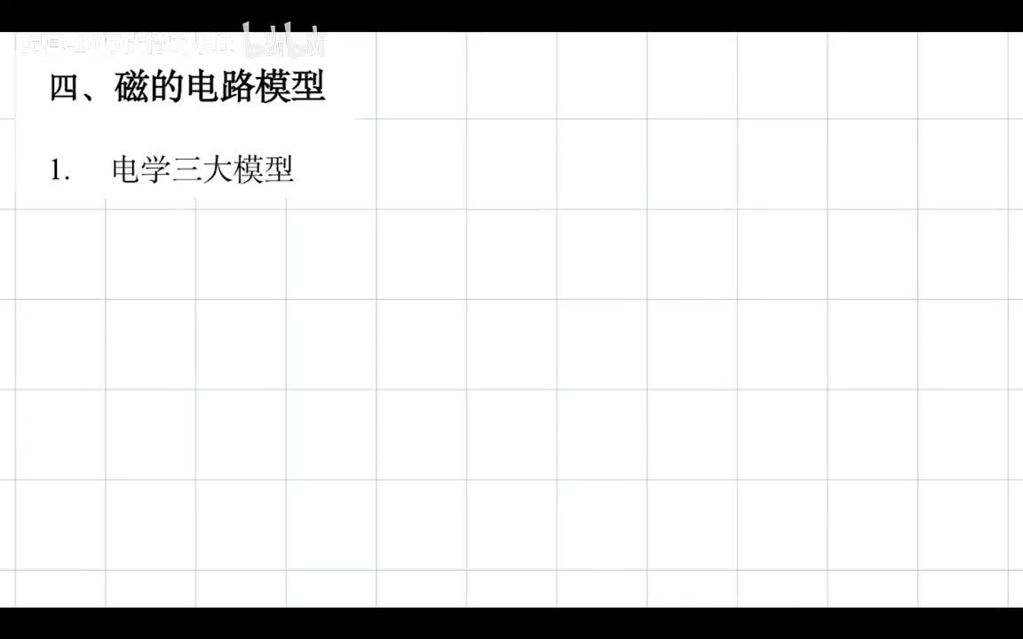 1.3 磁的建模及电感和无功的概念