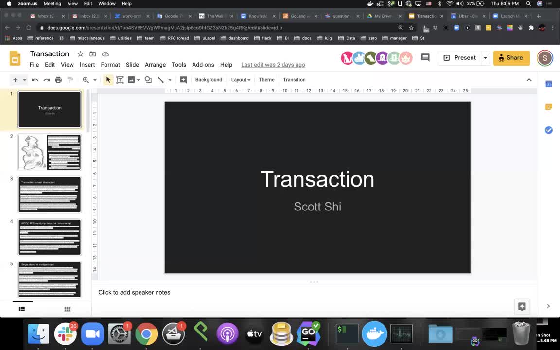 [18] Chapter 9： transaction part 1