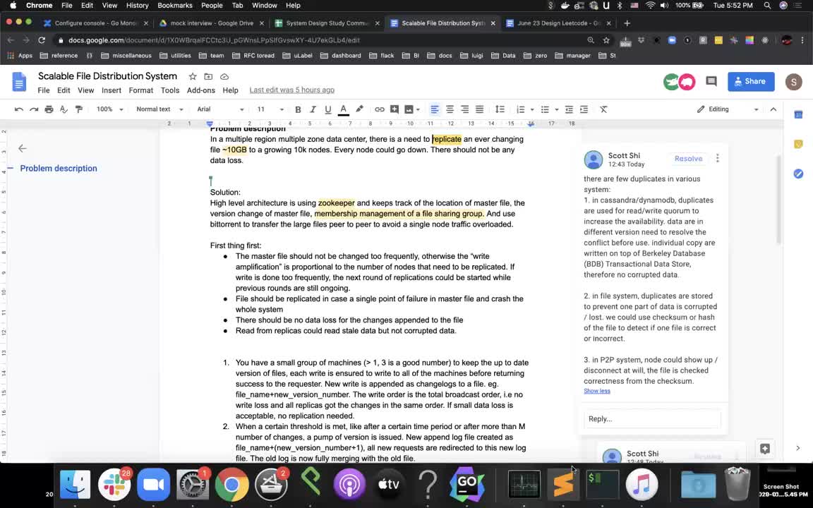 [09] Case Study： Design Leetcode
