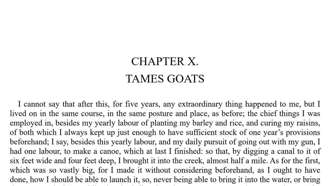 Chapter 10: Tames Goats