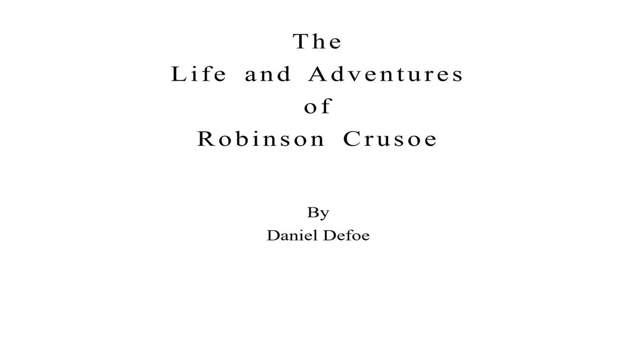 Chapter 1: Start in Life