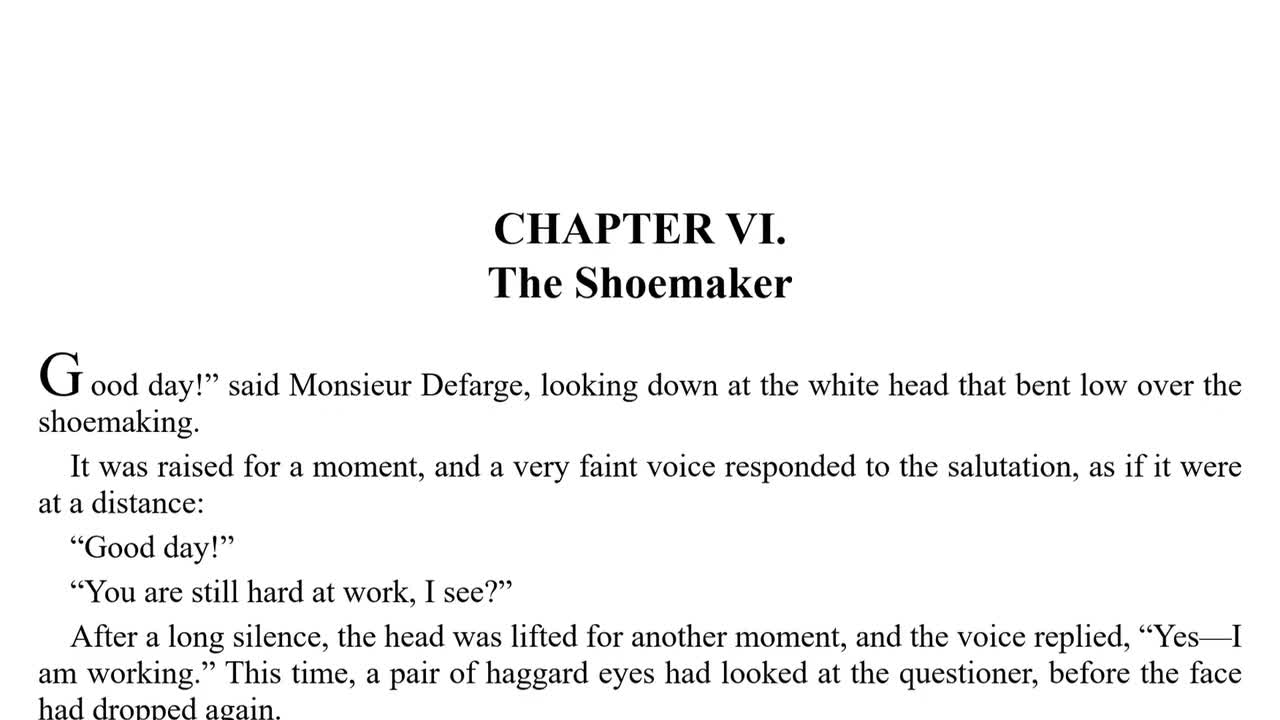 Bk1 Ch06 - The Shoemaker