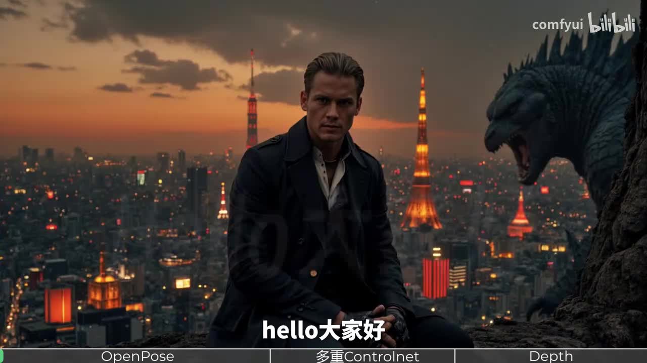 【Comfyui教程】第8节 Controlnet（下）