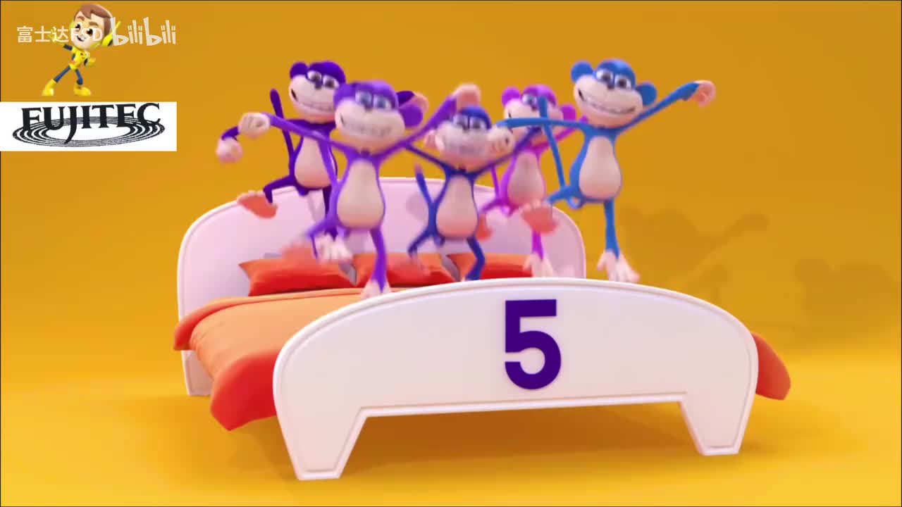 7-Five Little Monkeys Jumping On the Bed