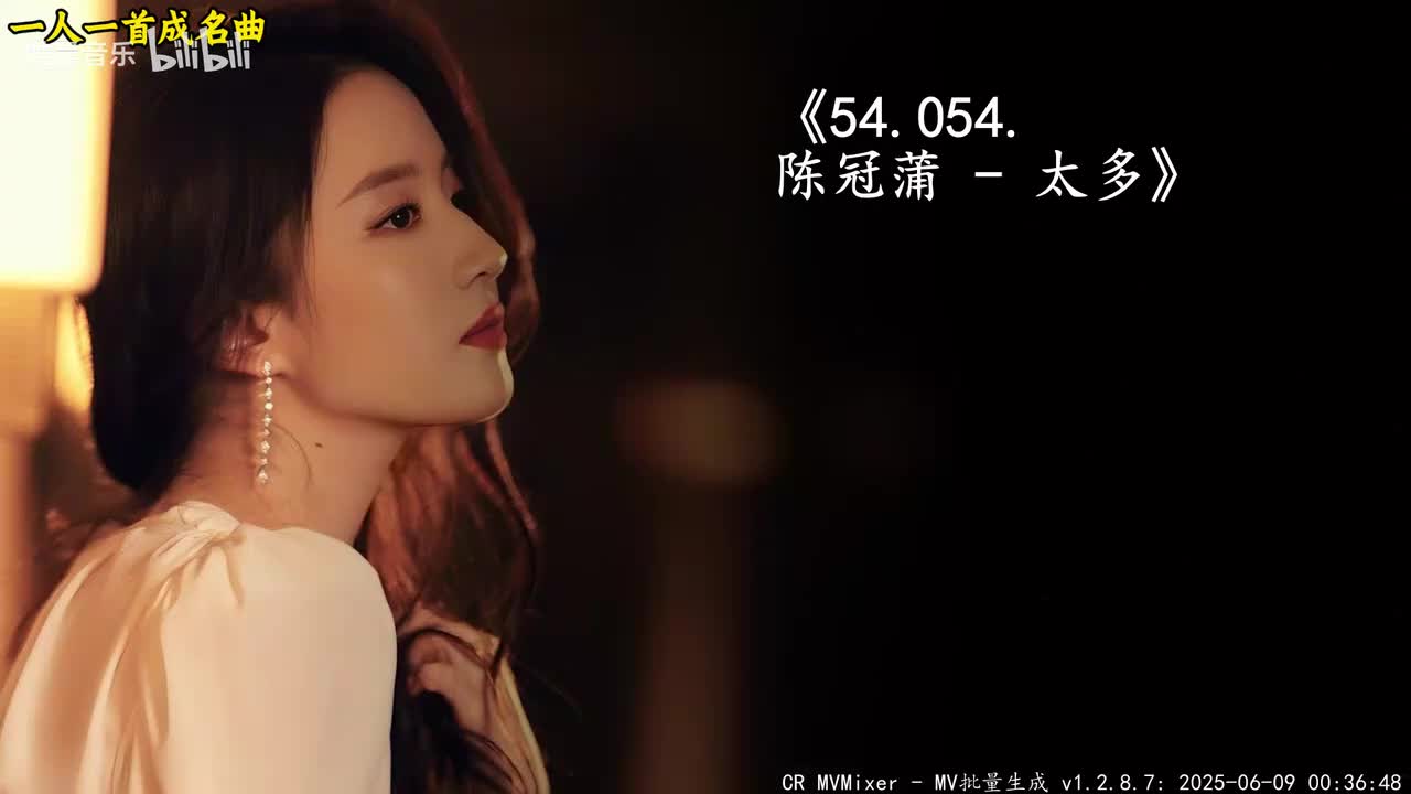 54.054. 陈冠蒲 - 太多