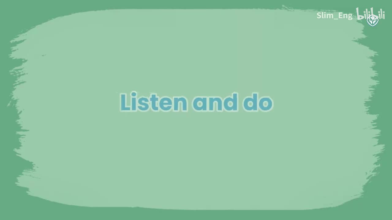 U5 P56 Listen and do（动画）