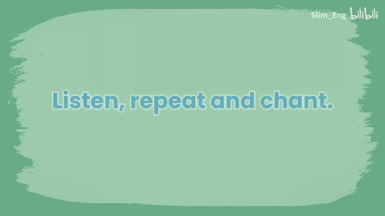 U3 P30 Listen, repeat and chant 发音（动画）