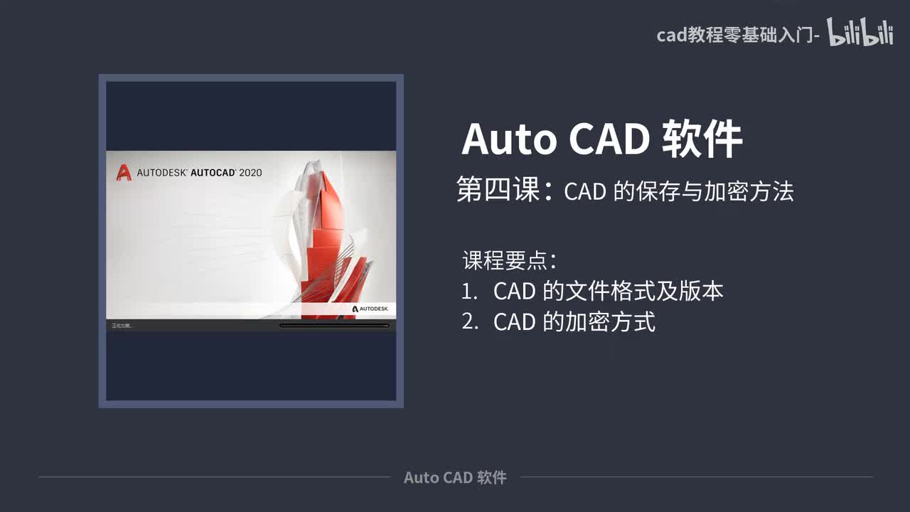 4-CAD的保存与加密方法