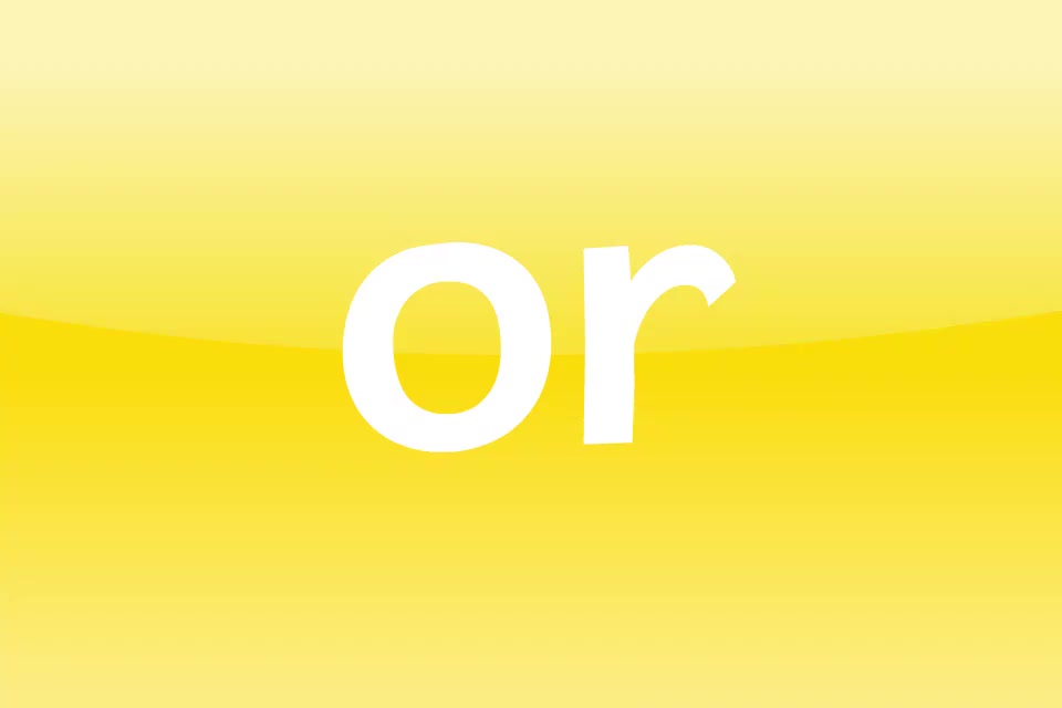 【字母发音59】or