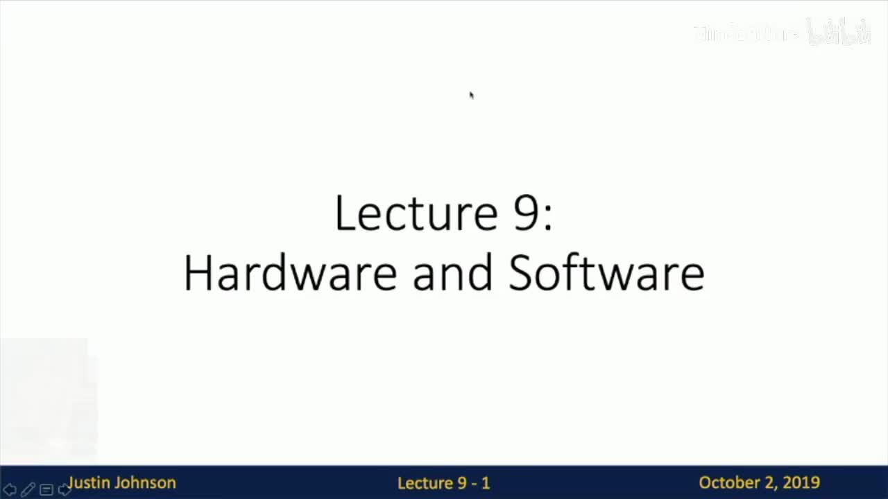 P09 Lecture 9 - Hardware and Software