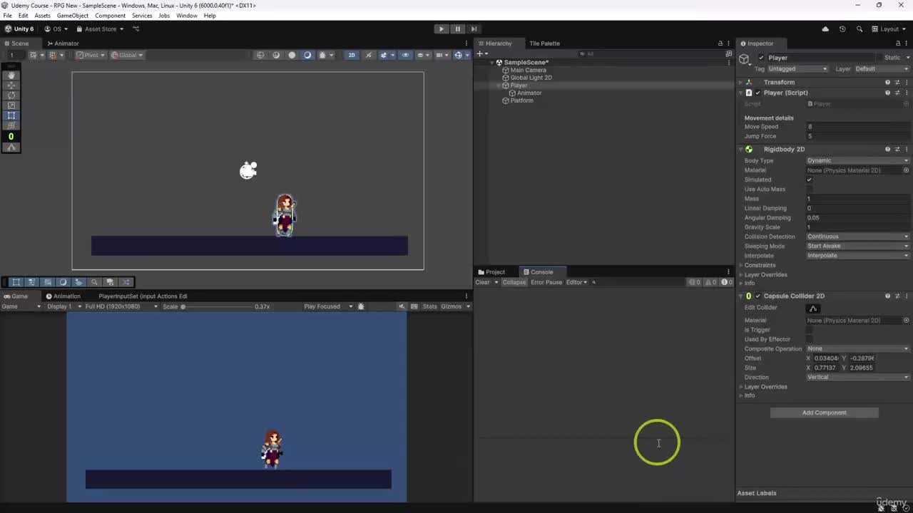 5. Jump - Collision and Horizontal Movement