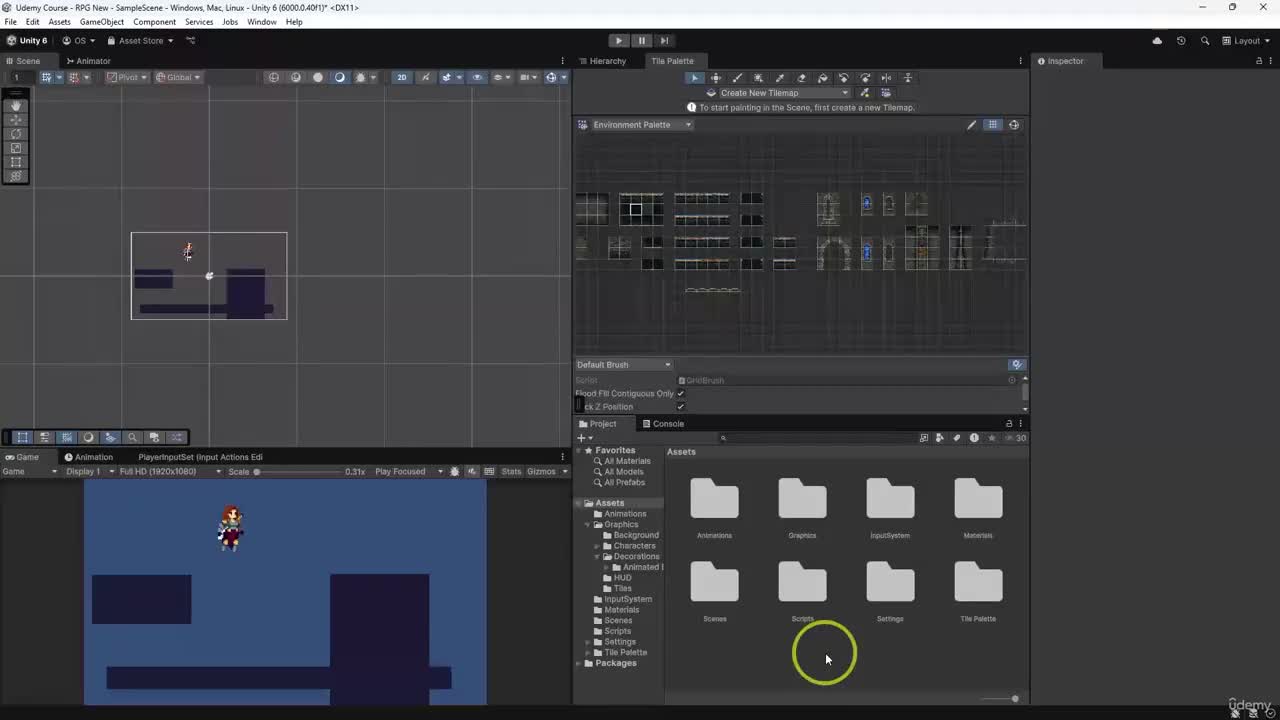 2. Tile Map & Sorting Layers