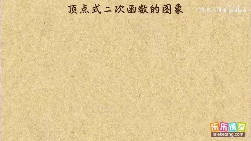 3.顶点式二次函数的图象