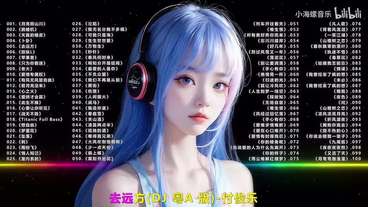 005.付俊乐 - 去远方 (DJ粤A版)