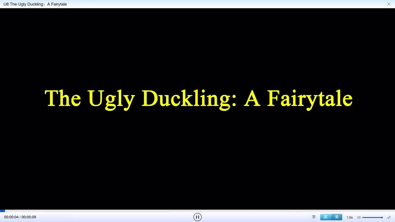 U8 文化视频 A Fairytale