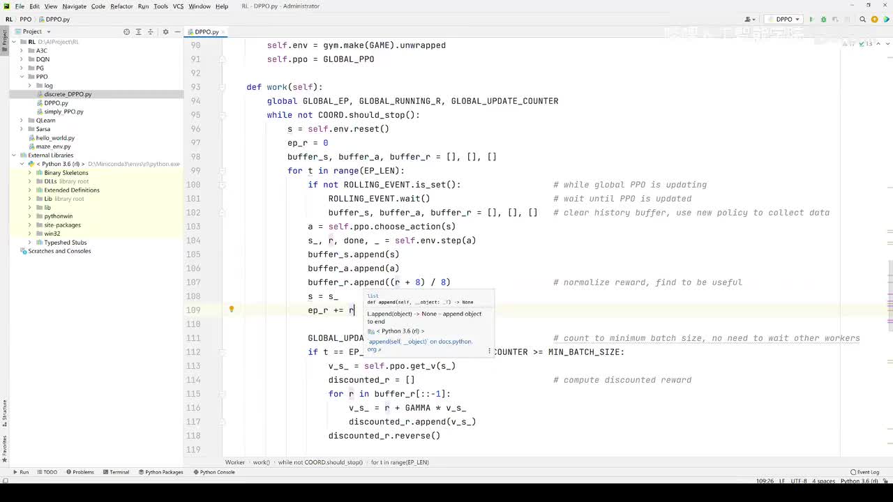 【2025版】89-代码实战_DPPO_GlobalPPO和Workers交替执行