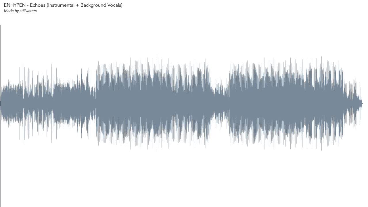 Echoes (Instrumental + Background Vocals)