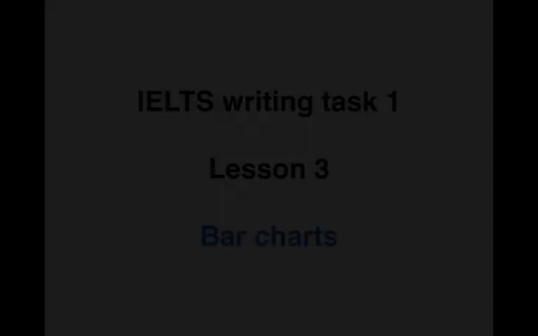 62.【Simon雅思小作文】Lesson 03 - Bar chart