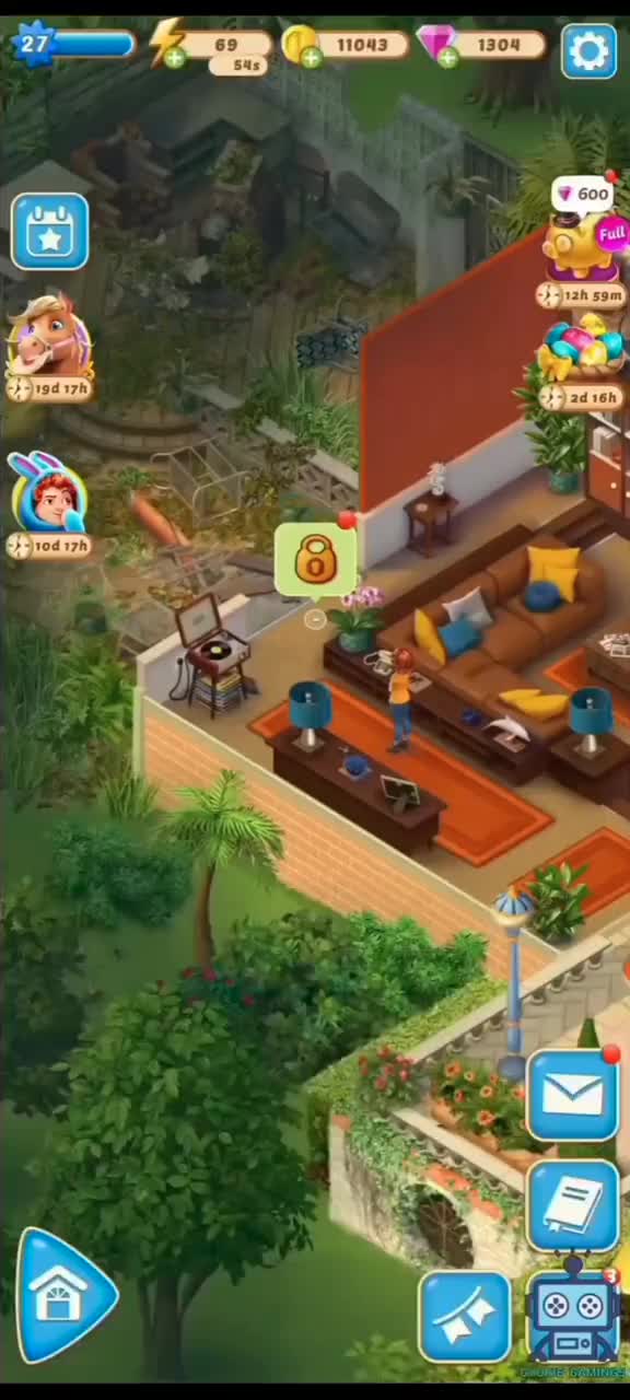 区域14: 泳池小屋露台