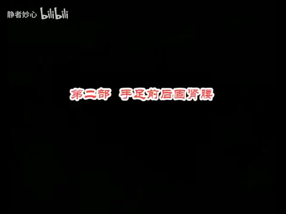 第二部 手足前后固肾腰