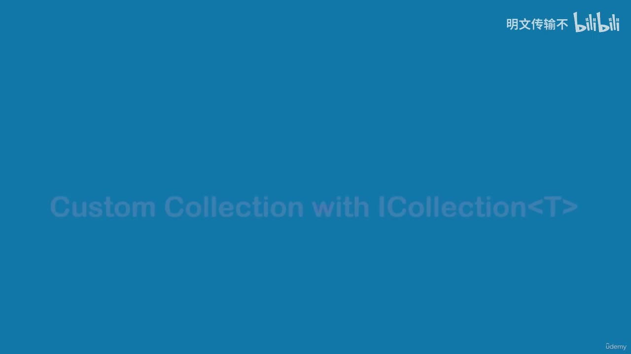 22-25. 实现 ICollection 的自定义集合