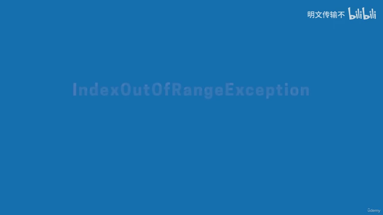 28-3. IndexOutOfRangeException