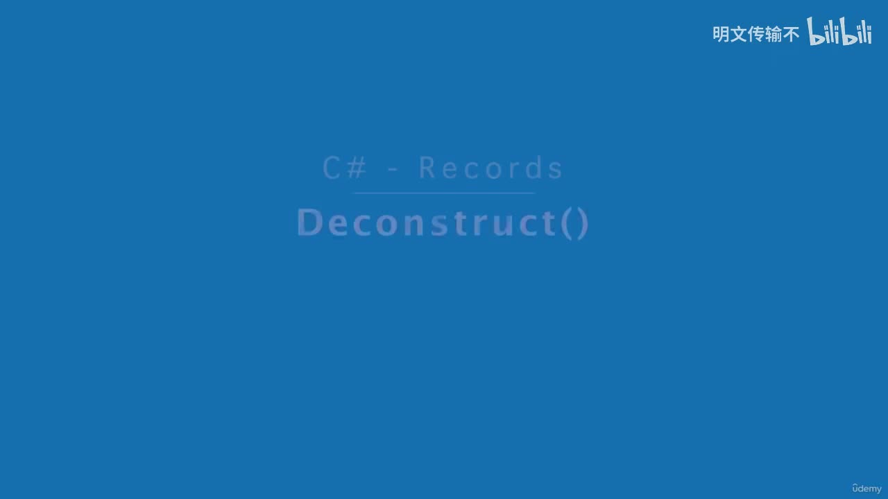 30-28. 记录 - Deconstruct()