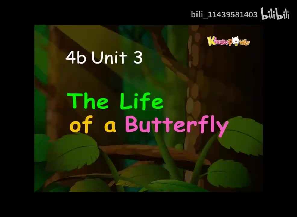 4b Unit 3-The Life Of A Butterfly