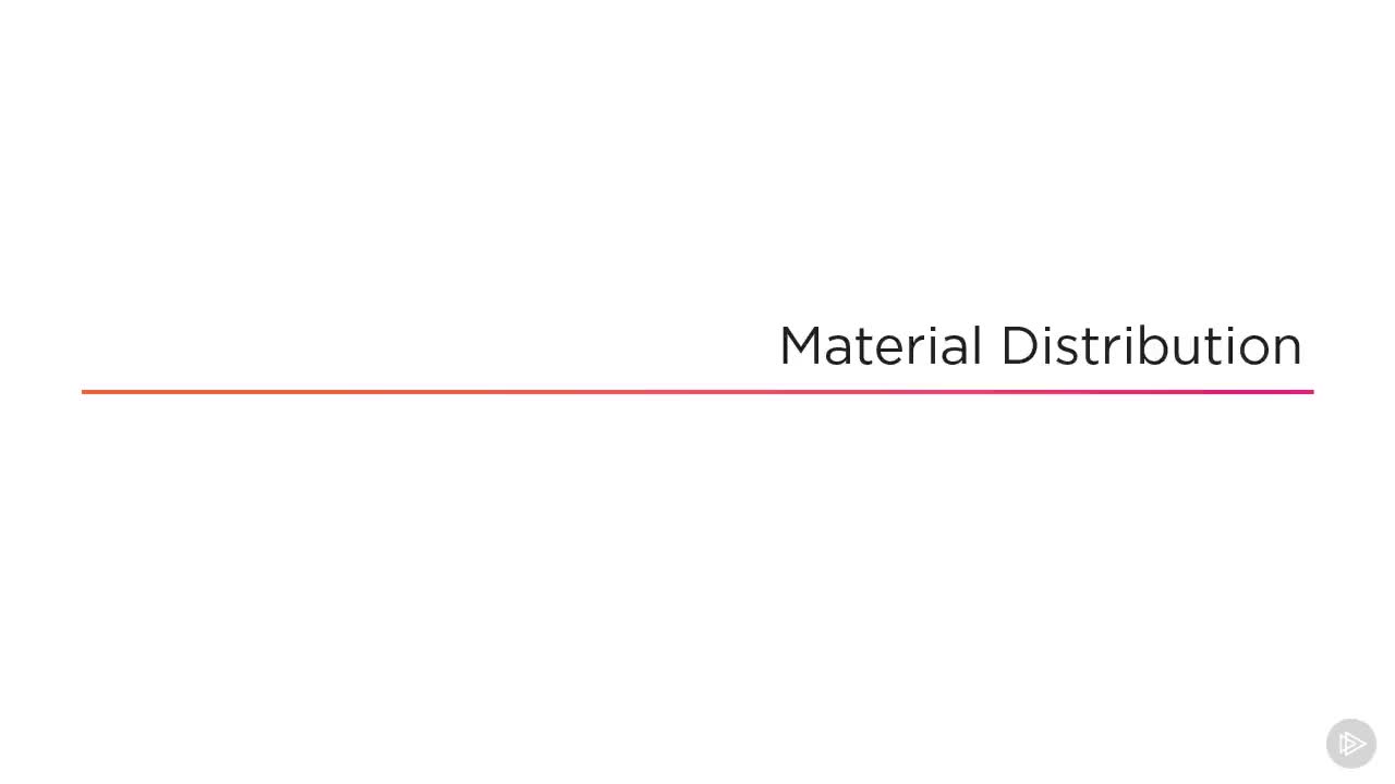 62 - Material Distribution