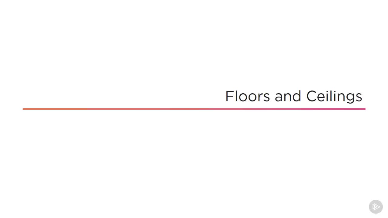 33 - Floors and Ceilings