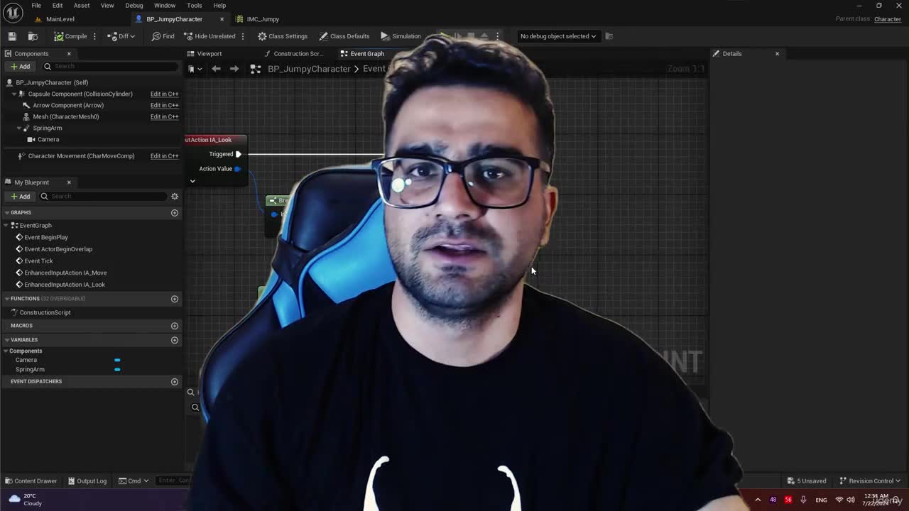08. Jumpy 12 - Add controller pitch input