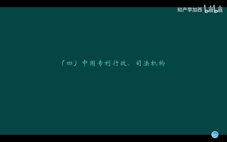 专利法（精讲，已完结）-（一）专利制度导论--4.中国专利行政、司法机构