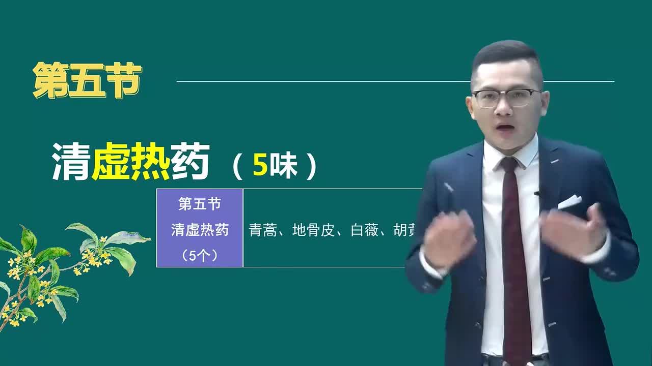 第二章08讲清虚热药