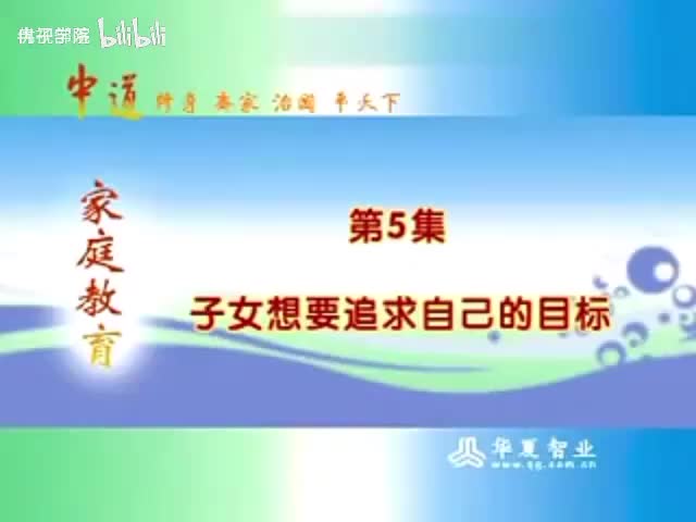 5-没有不好的孩子_只有不懂育儿的父母 智慧父母必修课（5）子女想要追求自己的目标-480P 标清-AVC
