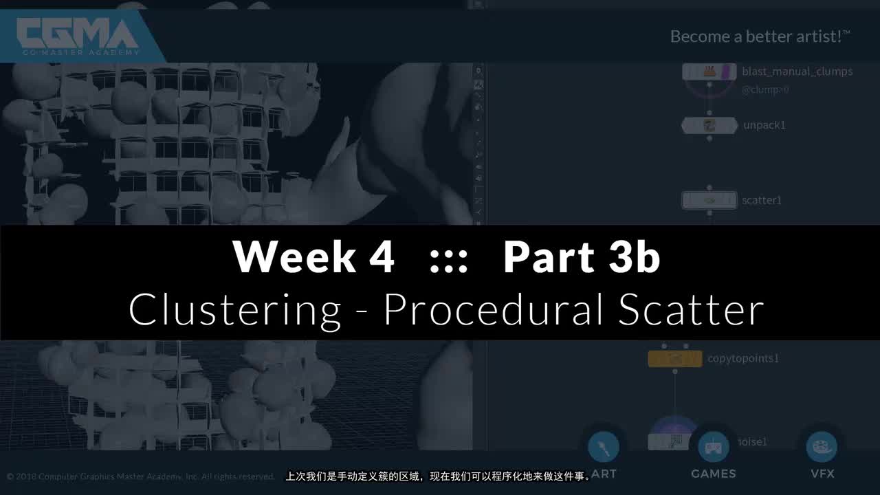 3a Clustering Procedural Scatter
