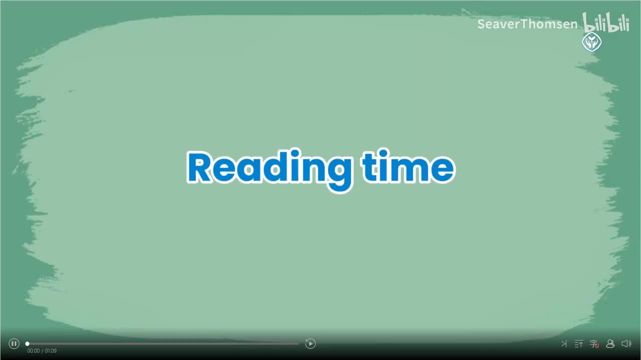 四上U3 Reading time