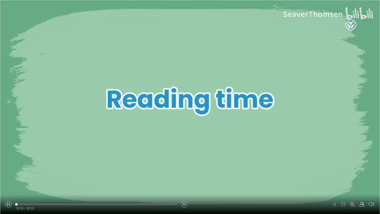 四上U1 Reading time