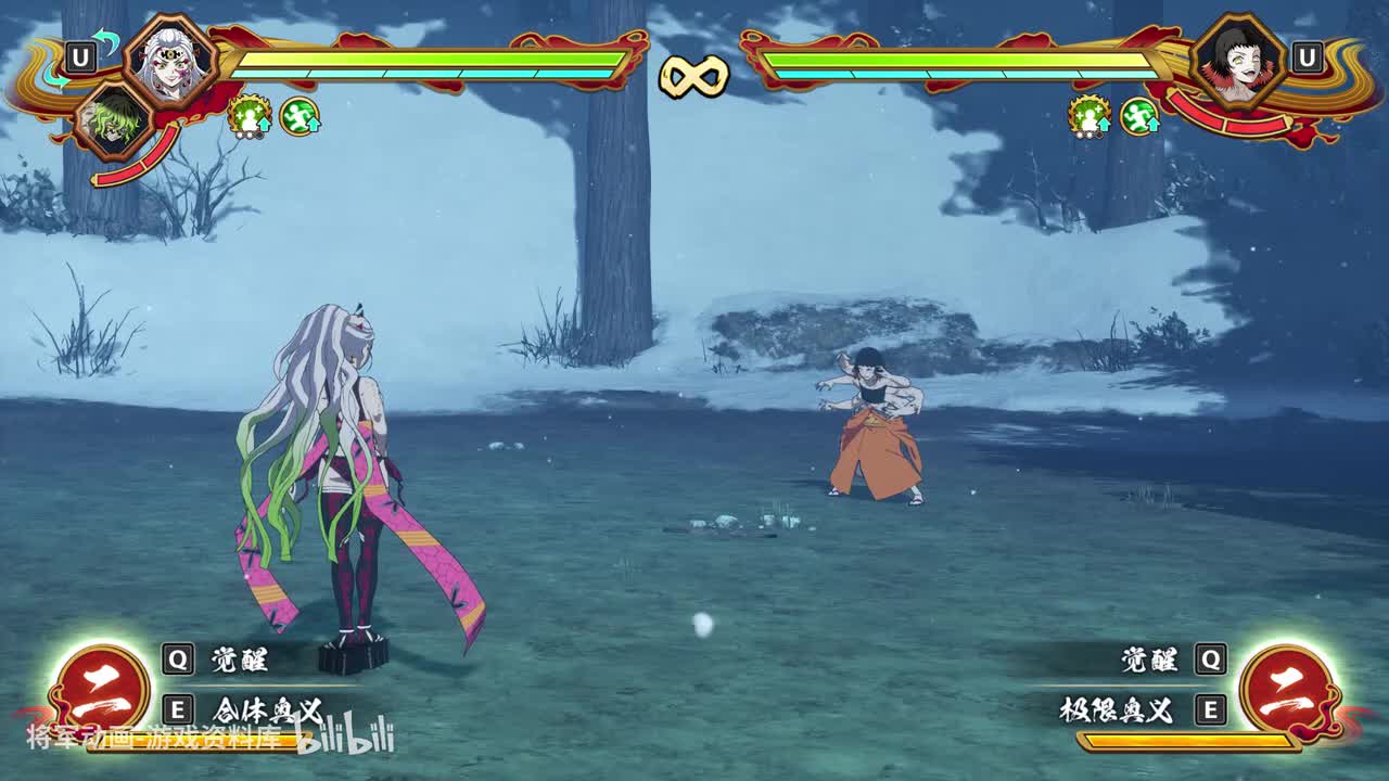 35 鬼灭之刃火神血风谭2 堕姬妓夫太郎 技能展示