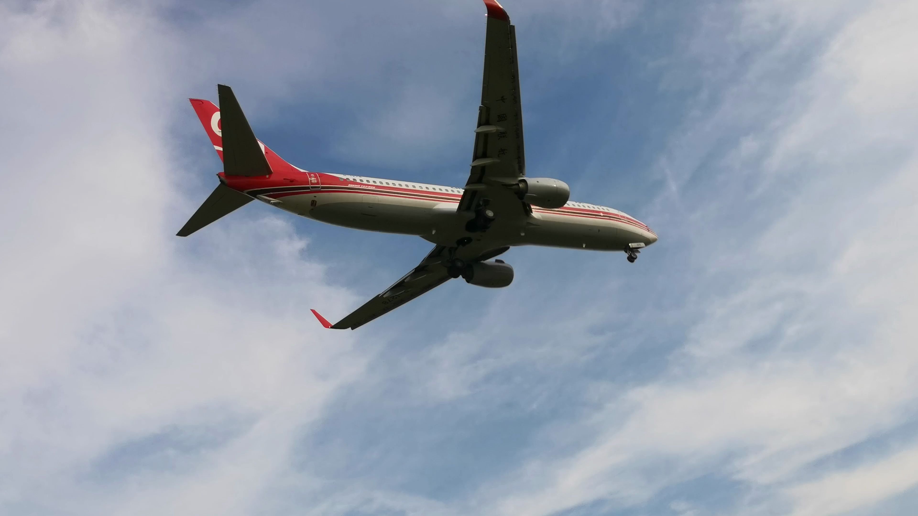 【测试】4k 60帧中国联合航空 boeing 737-800