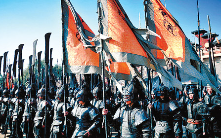 虎豹骑,蜀国羽林骑弩手实战视频